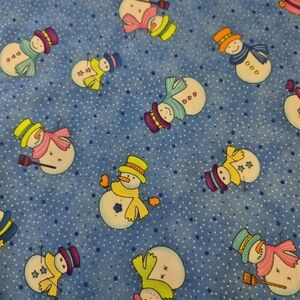 Snow Day by Me & My Sister Designs Fabric • 1 Yard • Snowmen Winter Print